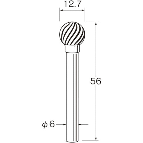 Router Carbide Cutter for Machining Hard-to-Cut Materials K8612 1 Bag