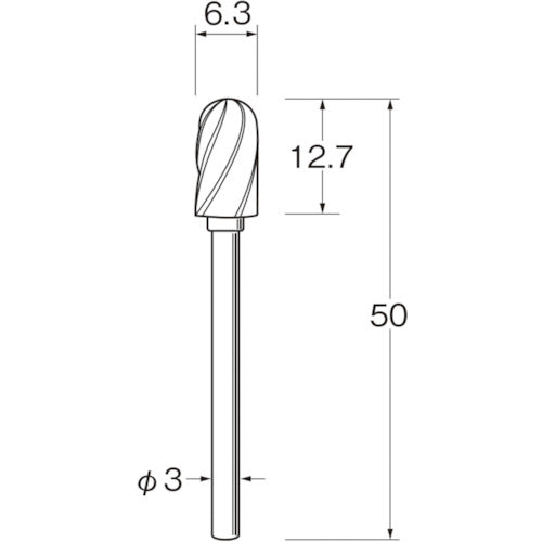 Lutter Carbide Cutter for Light Alloys K7331 1 piece