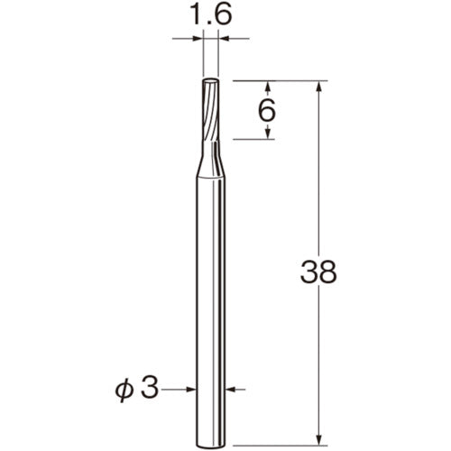LUTHER Titanium Alumina Coated Carbide Cutter K8005 1 bag