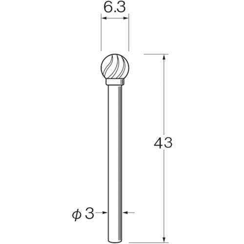 Lutter Carbide Cutter for Light Alloys K7311 1 piece