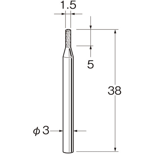 Router Carbide Cutter for FRP K8831 1 bag