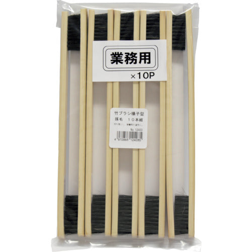 KOWA Bamboo Brush Toothpick Type (10 pieces) 12403 1 PK