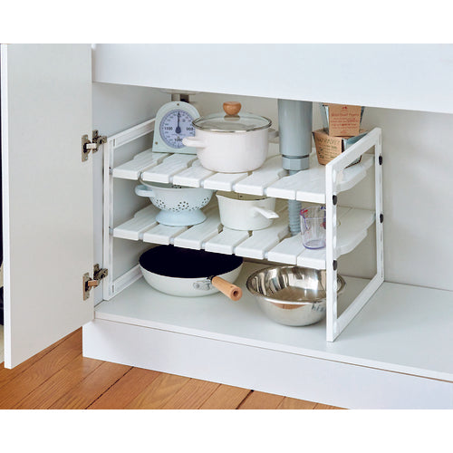 TENMA ファビエ2 シンク下伸縮式ラック(ワイド) 110010764 1 個