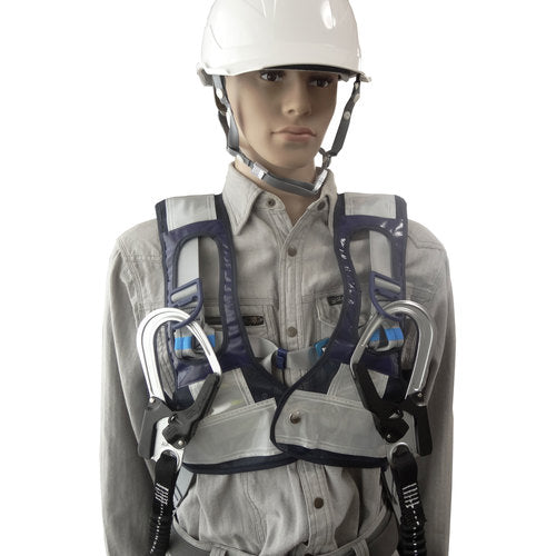 Mizukei Full Harness Safety Vest "Can be worn" <Navy/White> 5941111 1 pc