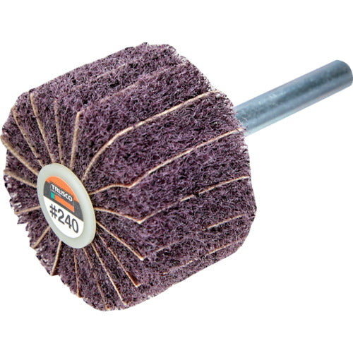 TRUSCO ナイロンミックスホイール 外径40X厚25X軸6 240♯ 5個入 FM4025-240 1 箱