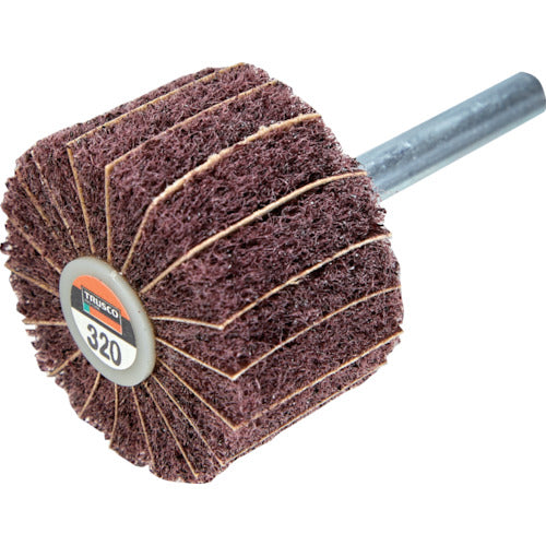 TRUSCO Nylon Mix Wheel, Outer Diameter 40 x Thickness 25 x Shaft 6, 320#, 5 Pieces, FM4025-320, 1 Box