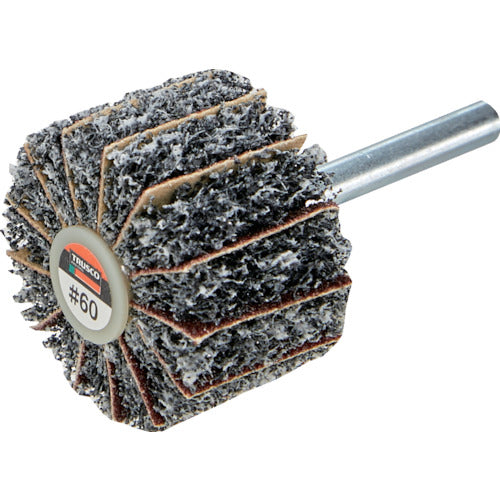 TRUSCO ナイロンミックスホイール 外径50X厚25X軸6 60♯(5個入) FM5025-60 1 箱