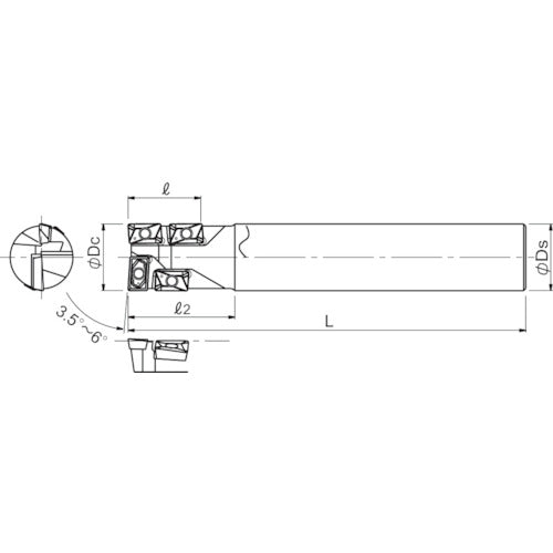 ダイジェット スーパーエンドチッパー 本体 SECEL3334S32 1 台