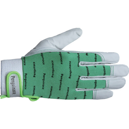 펭귄 에이스 국산 소 가죽 장갑 일렉트릭 (그린 LL 사이즈) TH-509LL 1 쌍