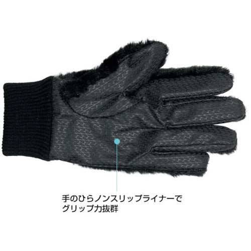 ペンギンエース 防寒手袋 Pパターン WINTER W−6 ブラック L W-6 BLACK L 1 双