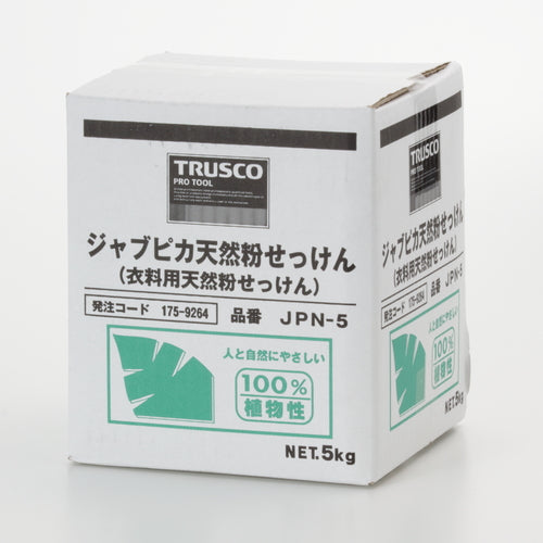 TRUSCO ジャプピカ天然粉せっけん 5kg (1個=1箱) JPN-5 1 個