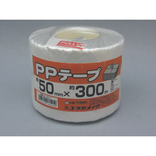유타카 메이크업 PP 테이프 50mmx300m 화이트 M-301-1 1개