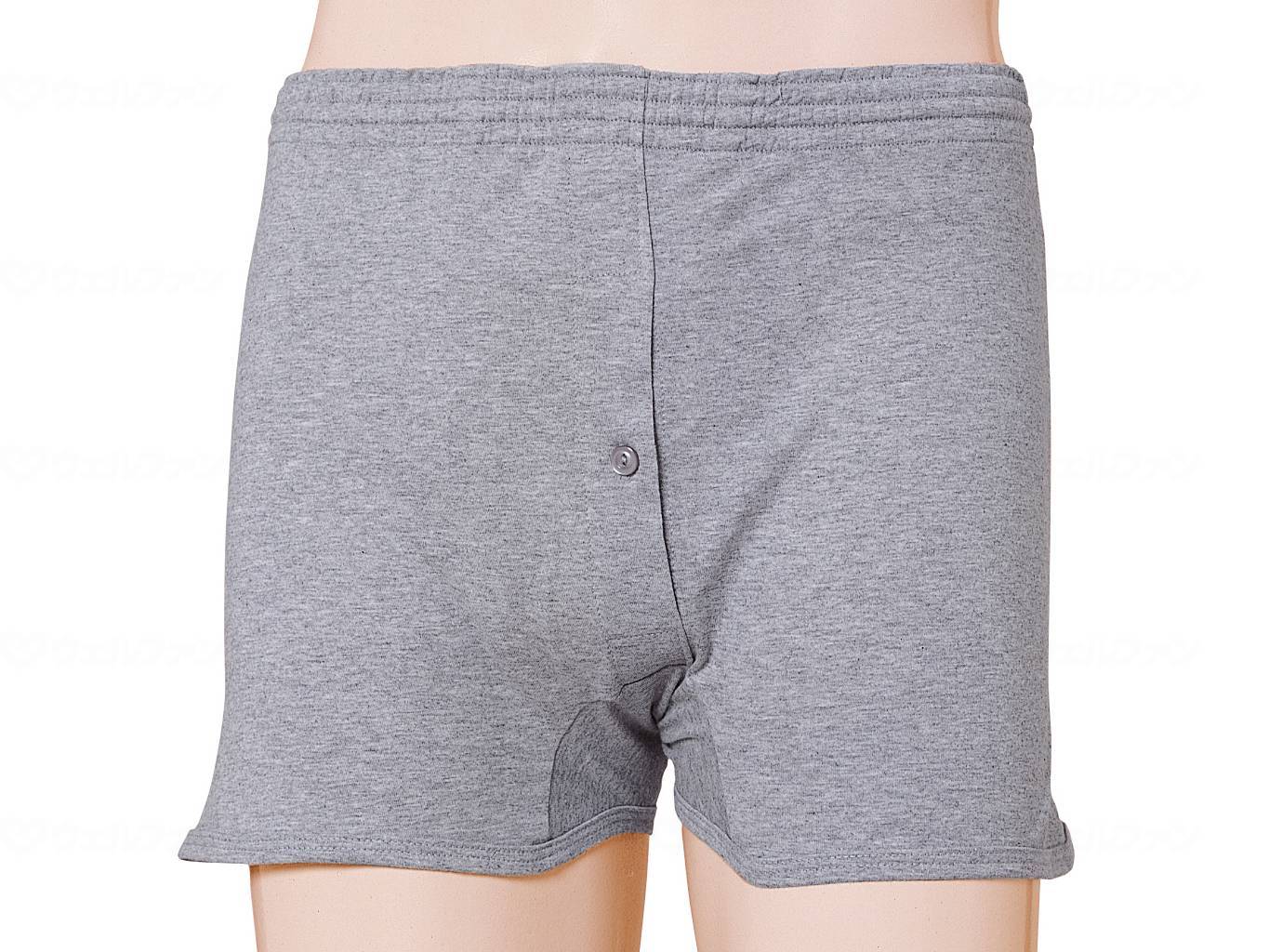 Ogran Japan Men's Water Absorbent Knit Trunks Heather Gray M