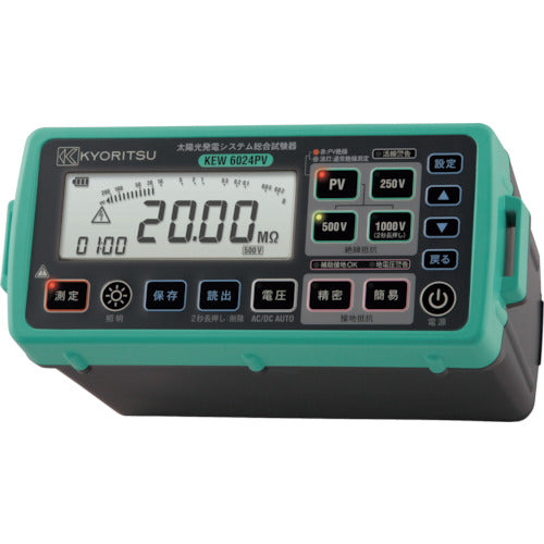 KYORITSU 6024PV 太陽光発電システム総合試験機 KEW6024PV 1 台