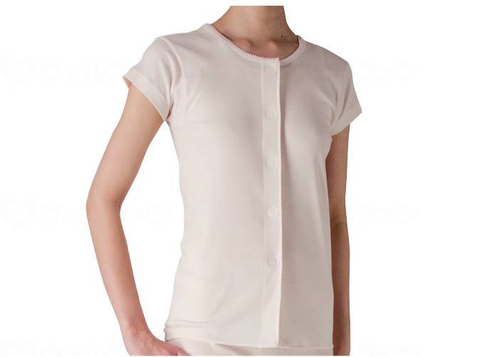 Ogran Japan Women's Soft One-touch 3/4 Sleeve Shirt M