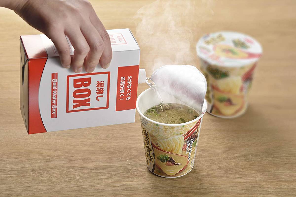 角利産業湯沸しBOX(発熱剤3個入) ケース