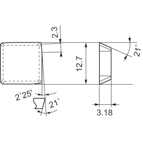 Dijet Cutter Tip KT9 S44E-W2E 10 pieces