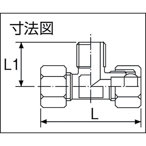 ASOH 二方リングチーズ PT1/8XΦ5 RT-2105 1 個