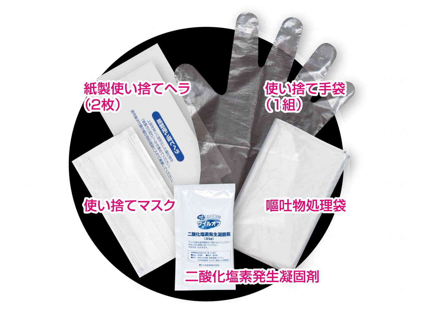 오키 제약 오이 루후 구토물 처리 키트 케이스