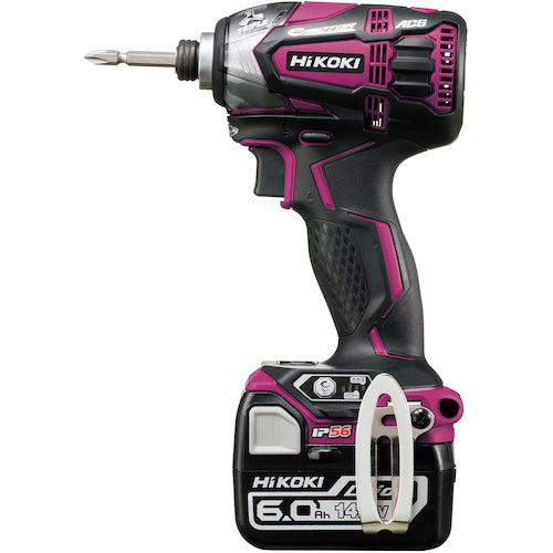 HiKOKI 14.4V Cordless Impact Driver Body Only Red WH14DDL2-NN-R 1 Unit