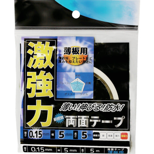WAKI Super strong double-sided for thin plates 5mm x 5m WKG012 1 piece