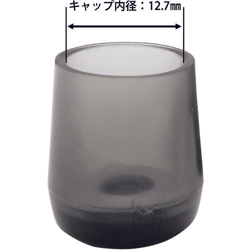 WAKI 鉄板入パイプイスキャップ 4個入 GK-312 1 PK