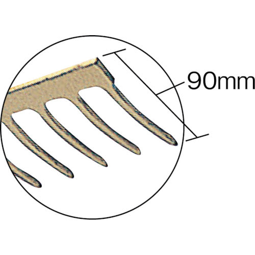 トンボ スチールレーキ12本爪 SR12 1 本