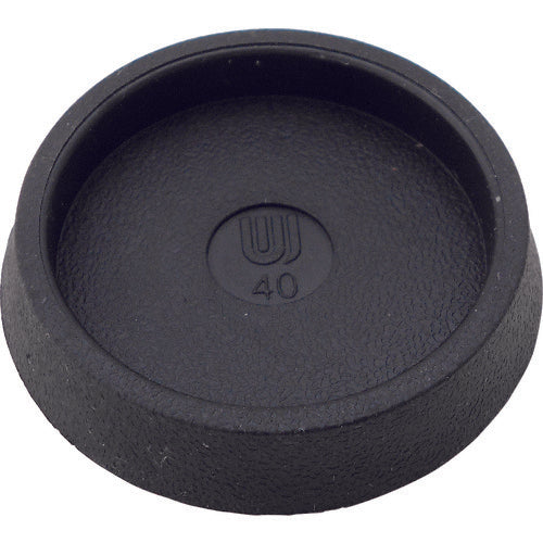 WAKI Chair Rubber Flat Black Circle 40mm 1 piece GK-171 1 piece