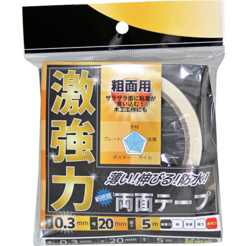 WAKI Super Strong Double-Sided Tape for Rough Surfaces 20mm x 5m WKG005 1 pc