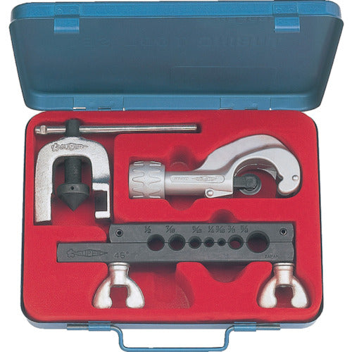 슈퍼 플레어링 툴 튜빙 툴 세트 스탠다드 타입 인치 사이즈용 적합관 외경:3/16, 1/4, 5/16, 3/8, 7/16, 1/2, 5/8 TSC457W 1