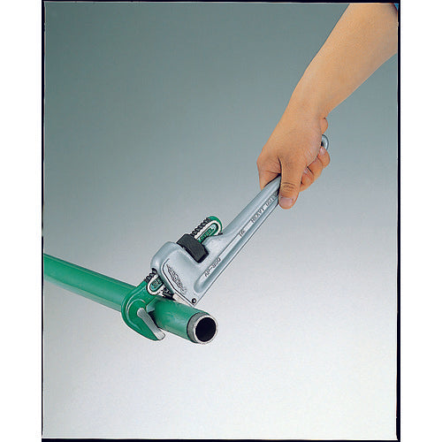 Super Aluminum Straight Pipe Wrench (For coated pipes only) Total length: 370 AP450N 1 piece