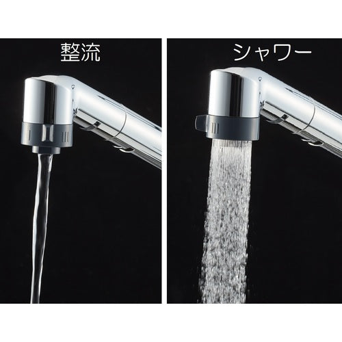 SANEI シングルワンホール切替シャワー混合栓 K8711MEJV-13 1 台