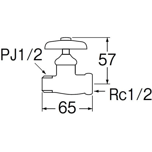 SANEI 化粧バルブ2型 JV21A-2A-13 1 個