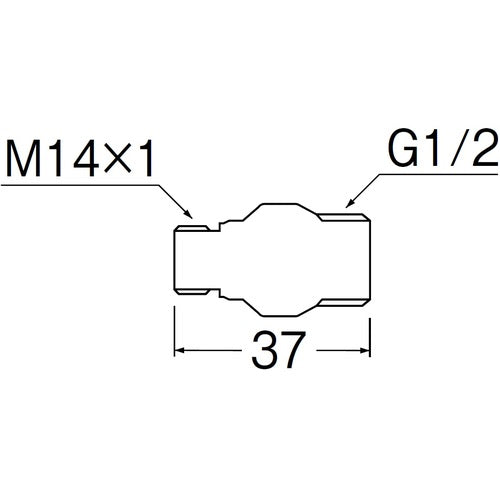 SANEI Branch Adapter PT209-13 1 pc