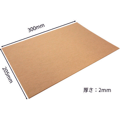 WAKI フェルトシート 薄茶 ハードビッグサイズ 1枚 FU-636 1 枚