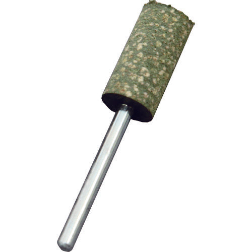 UHT #220축 부착 고무 숫돌 숫돌 직경 Φ10 축경 Φ3 녹색 (1상자=5개입)