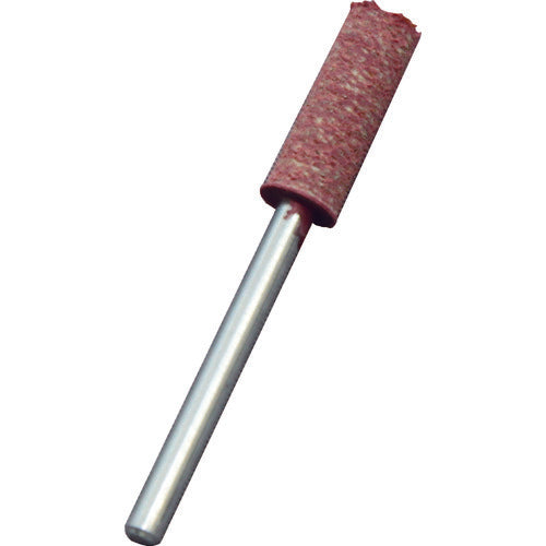 UHT #80축 부착 고무 숫돌 숫돌 직경 Φ6 축경 Φ3 적색 (1상자=5개입)