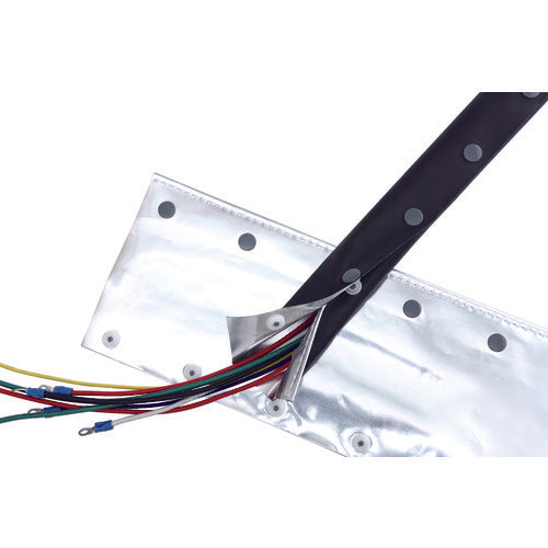 TRUSCO 電磁波シールド結束チューブ ホックタイプ 20Φ5m OTF-20-5-R2 1 巻