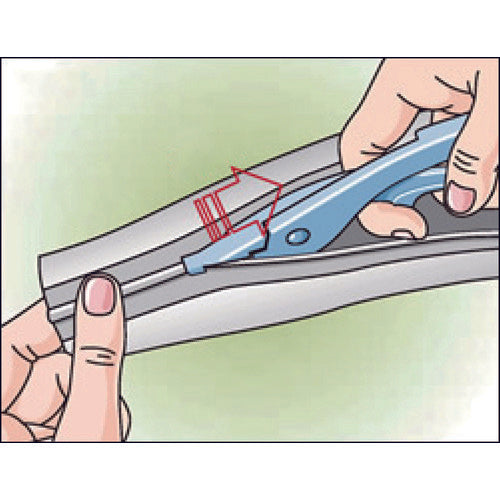 TRUSCO Wire Protection Binding Tube Zipper Type 15Φ10m GPJ-15-10-R2 1 Roll