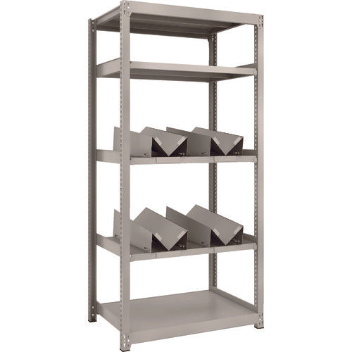 TRUSCO スチールラック M2型軽中量棚 860X600XH1800 缶受X4付 M2-6365-KU4 1 台