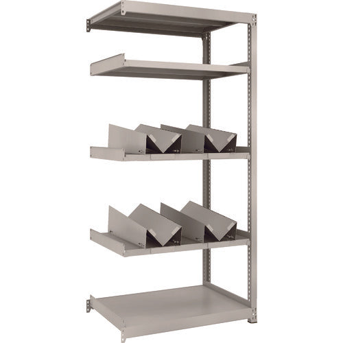 TRUSCO スチールラック M2型軽中量棚 860X600XH1800 缶受X4付 連結 M2-6365-KU4B 1 台