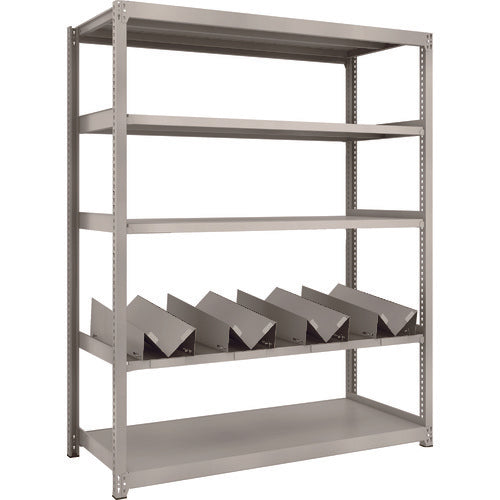 TRUSCO スチールラック M2型軽中量棚 1460X600XH1800 缶受X4付 M2-6565-KU4 1 台