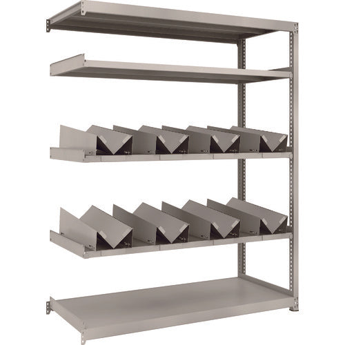 TRUSCO スチールラック M2型軽中量棚 1460X600XH1800 缶受X8付 連結 M2-6565-KU8B 1 台