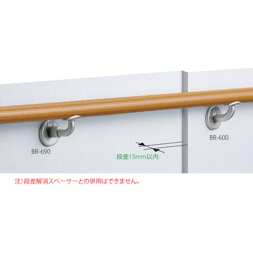 SHIROKUMA C형 브라켓 L수 35φ AG BR-600-35-AG 1개