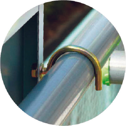 Tsukushi Steel Flat Notice Board Exclusive Single Pipe Mounting Bracket 9003 1 pc