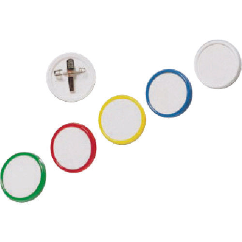 Tsukushi Round Color Badge Yellow 892-BY 1 pc