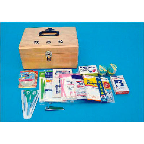 츠쿠시 구급 상자(가위, 붕대, 면봉 기타 세트:의약품 없음 8201-A 1개