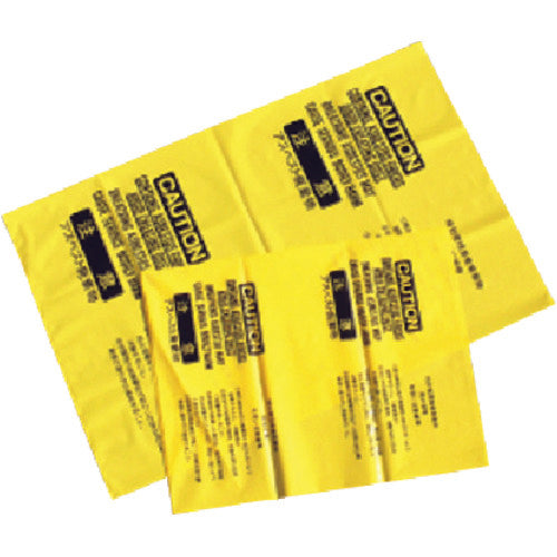 쓰쿠시 석면 폐기용 내봉 중 사이즈(양면 황색) 8117-M 1장