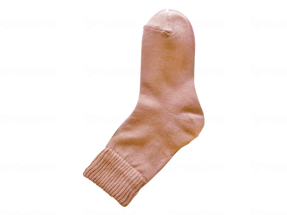 Life Ring Kansai Heel Smooth Socks Beige