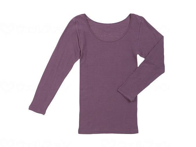 Rack Sangyo Soft and Easy to Put On and Take Off Inner 8/10 Sleeves Purple Free